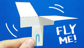Picture of Paper Helicopter and text "Fly Me"