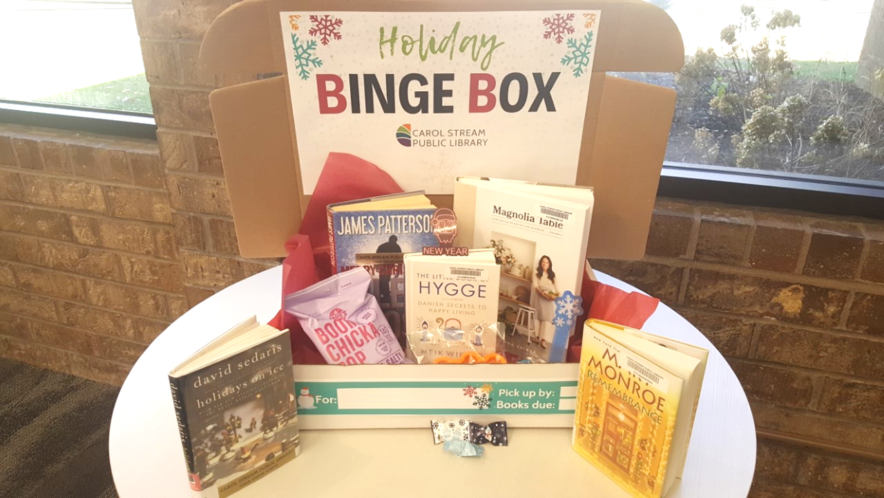 holiday themed binge box