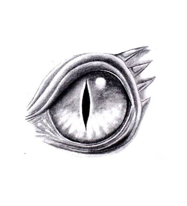 Dragon eye created by Christine Thornton