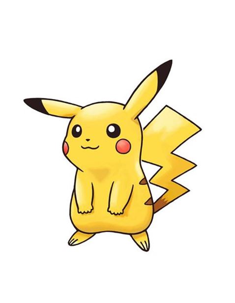 Pokemon character, Pikachu.