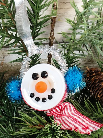 Snowman Tealight Ornament